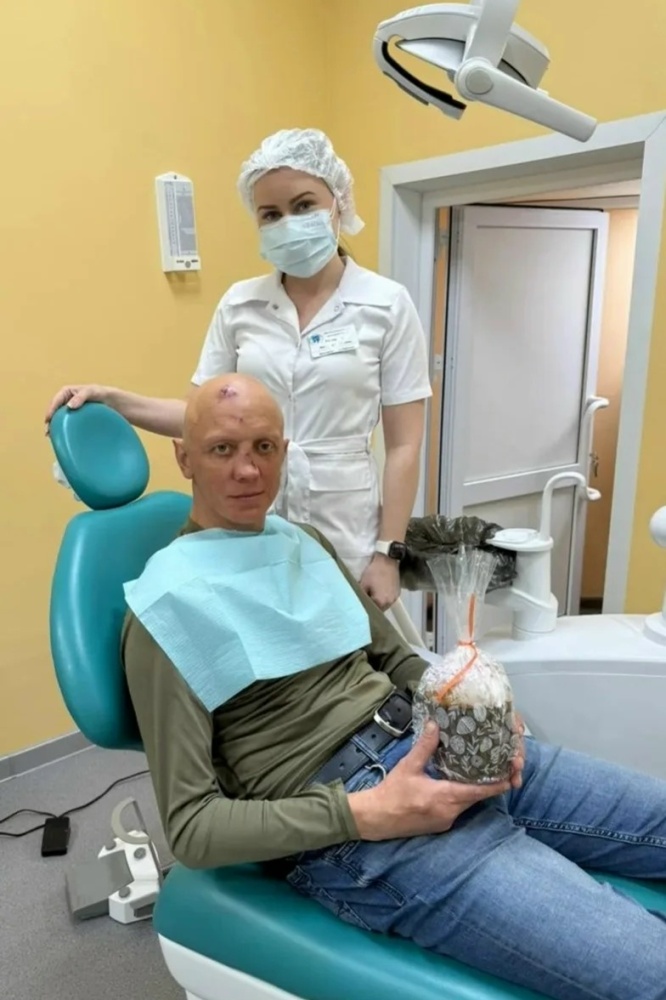 Профсоюз поликлиники поздравил участников СВО находящихся на лечении в нашей стоматологии